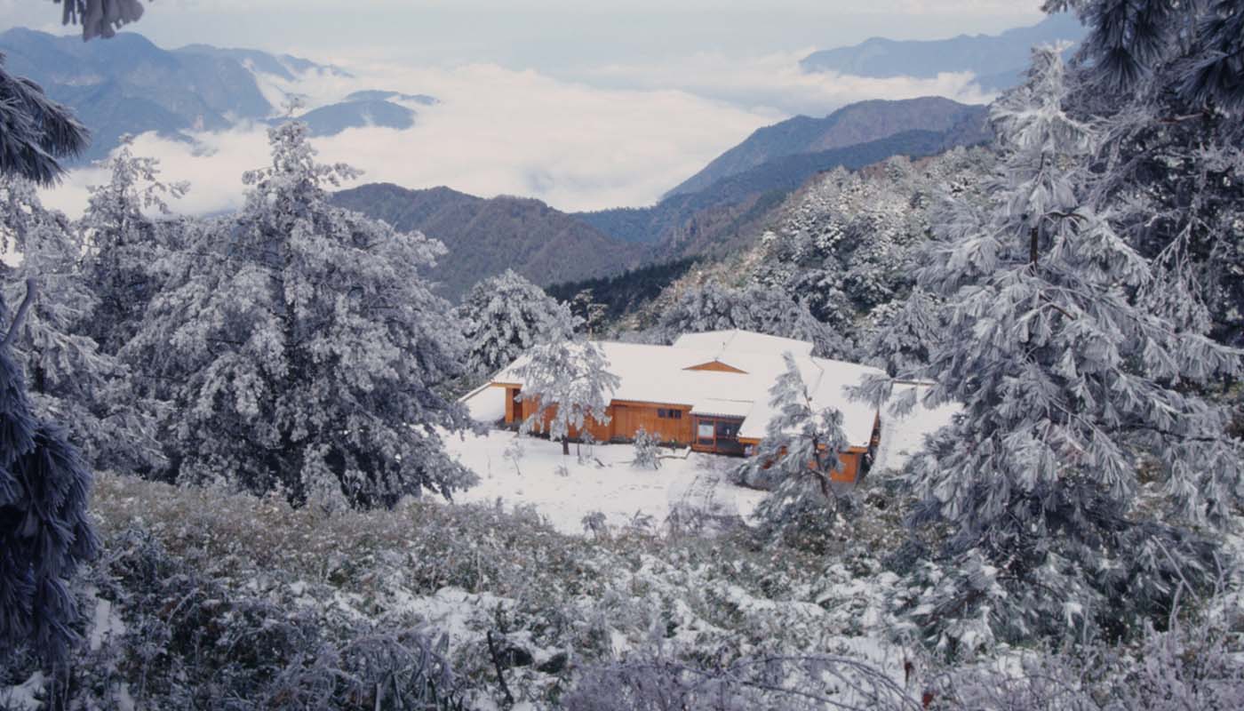 鹿林山莊(雪景)-彭仁傑攝