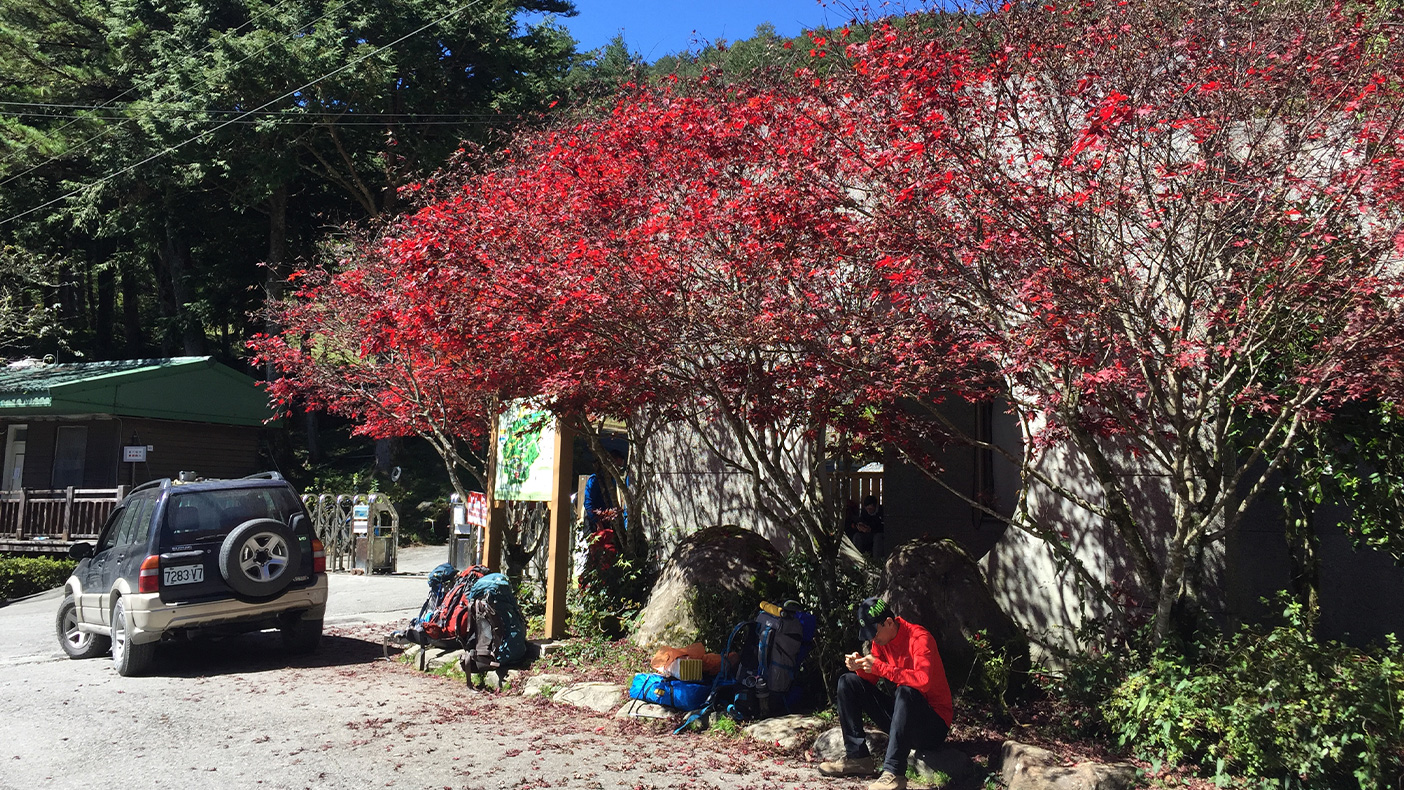 向陽登山口查核點