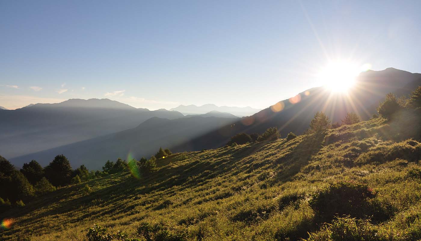 麟趾山日出